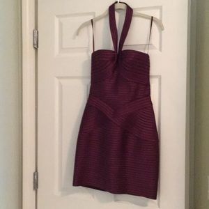BCBGMaxazria plum cocktail dress. Worn once.
